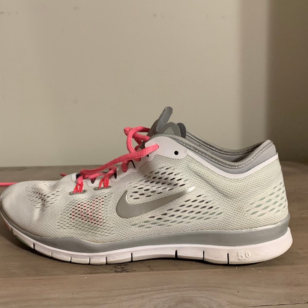 Women Nike Free 5.0 TR Fit 4 White Pink Size 8 - Picture 6 of 15